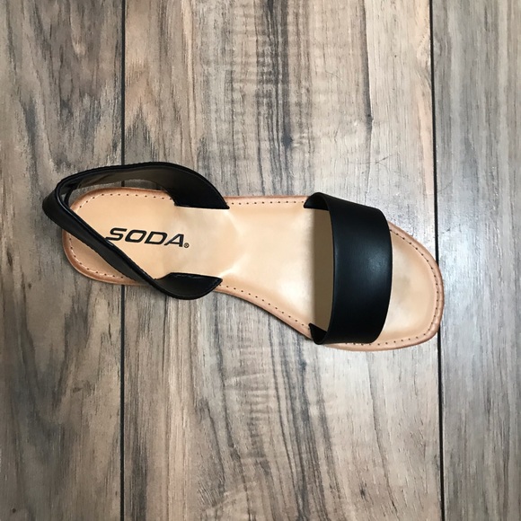 None Shoes - Pu black sandals